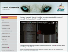 Tablet Screenshot of husky-slovacko.cz